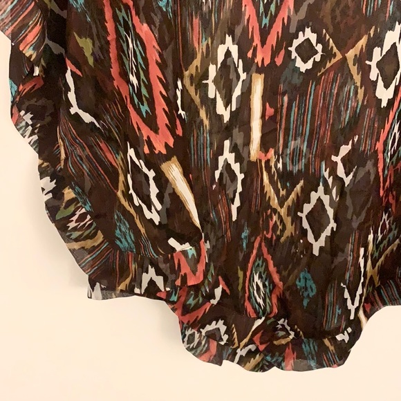 Show Me Your Mumu Brown Aztec Camisole Poncho - Picture 5 of 10